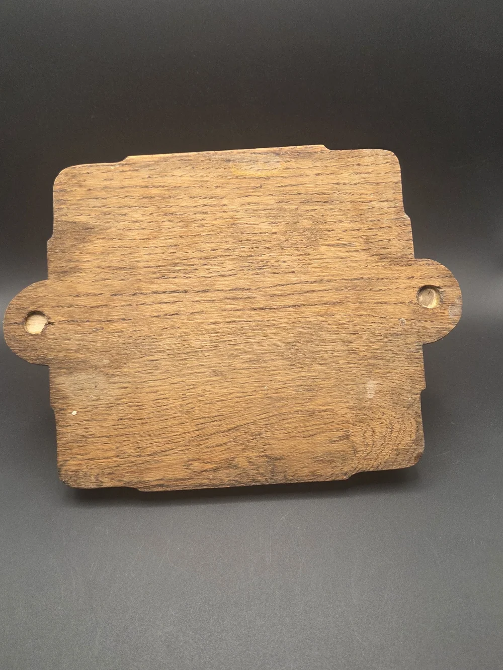 Vintage Napkin Holder Oak Wind Proof Country French Farm